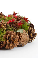 Mica Decorations Landon krans bruin - h9xd45cm - maximondo
