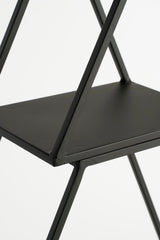 Mica Decorations Decoratie tray boom zwart 3 delig - l50xb14xh71cm - maximondo
