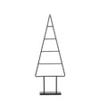 Mica Decorations Decoratie kerstboom zwart - l34cm x b12cm -↕90cm - maximondo