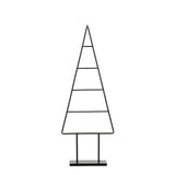 Mica Decorations Decoratie kerstboom zwart - l34cm x b12cm -↕90cm - maximondo
