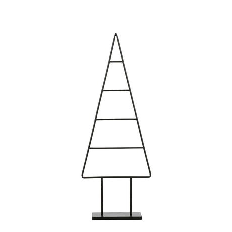 Mica Decorations Decoratie kerstboom zwart - l34cm x b12cm -↕90cm - maximondo