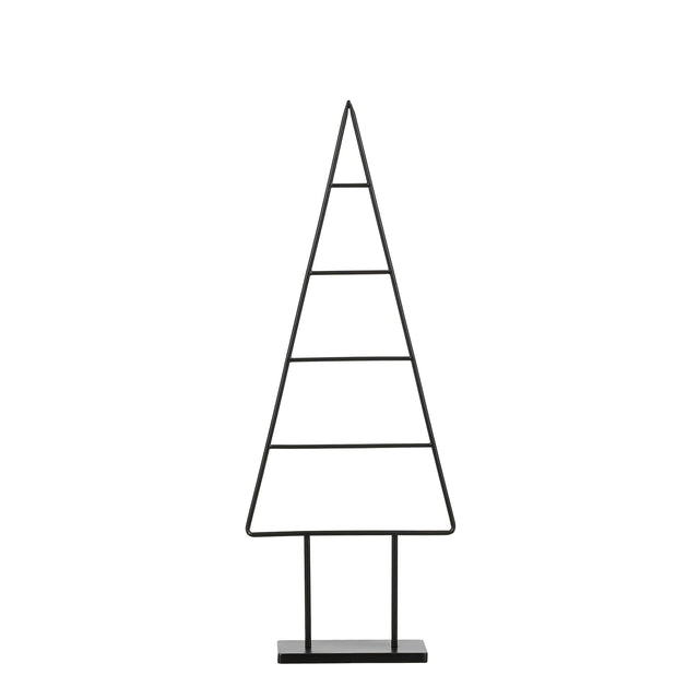 Mica Decorations Decoratie kerstboom zwart - l34cm x b12cm -↕90cm - maximondo