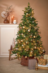 Mica Decorations kerstboomrok bruin - ↕26cm - Ø55cm - maximondo