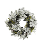 Mica Decorations Vesper krans zwart - h13xd50cm - maximondo