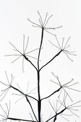 Luca Lighting Boom led zwart klassiek wit 1500led IP44 en timer - h150xd70cm - maximondo
