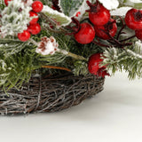 House of Seasons Belfort krans groen - h11xd40cm - maximondo