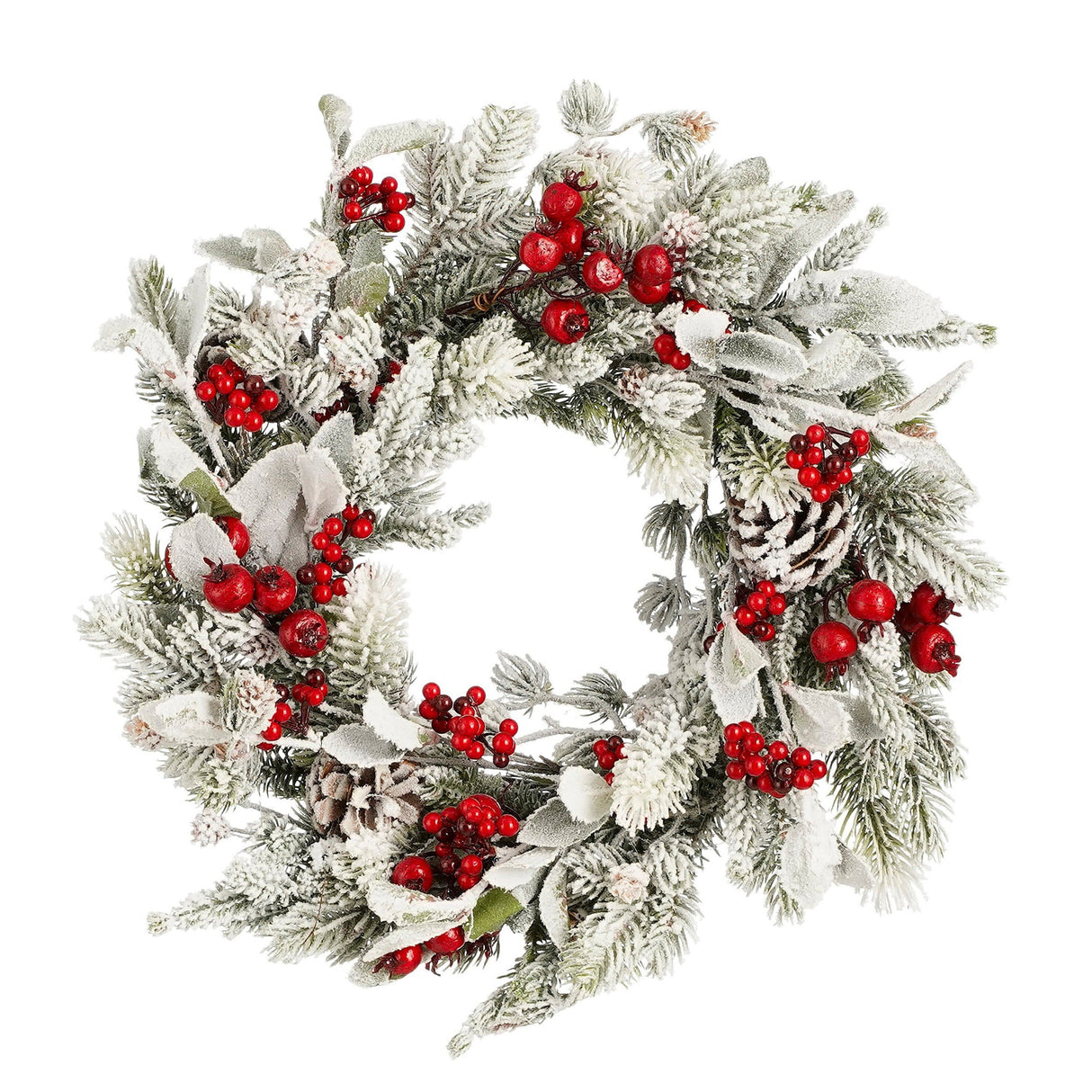 House of Seasons Belfort krans groen - h11xd40cm - maximondo