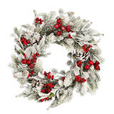 House of Seasons Belfort krans groen - h11xd40cm - maximondo