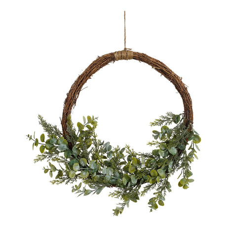 House of Seasons Krans groen TIPS 49 - h7xd45cm - maximondo