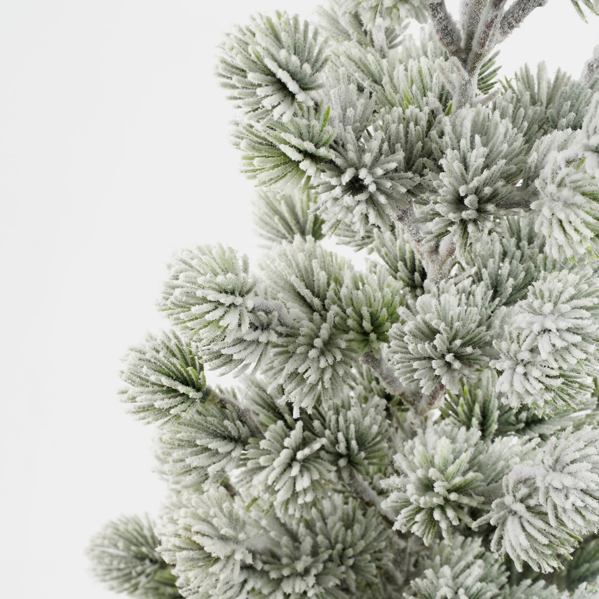 House of Seasons Kerstboom met burlap groen frosted TIPS 141 - h55xd25cm - maximondo