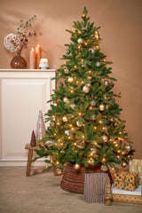 House of Seasons Boom decoratie onbreekbaar champagne 60 stuks - d7cm - maximondo