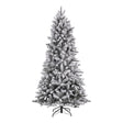 Black Box Trees Snowdon kunskerstboom frosted  - H155xØ102cm - maximondo