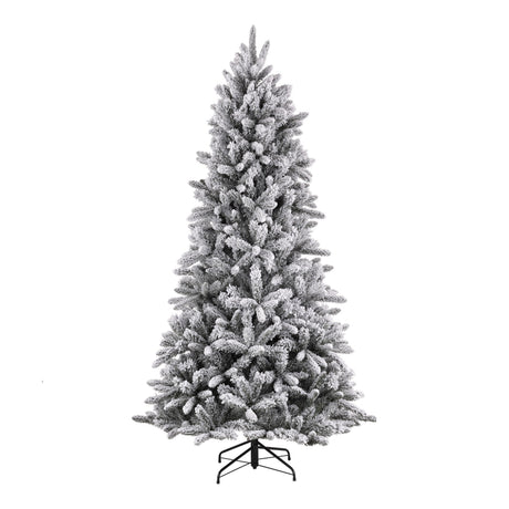 Black Box Trees Snowdon kunskerstboom frosted  - H155xØ102cm - maximondo