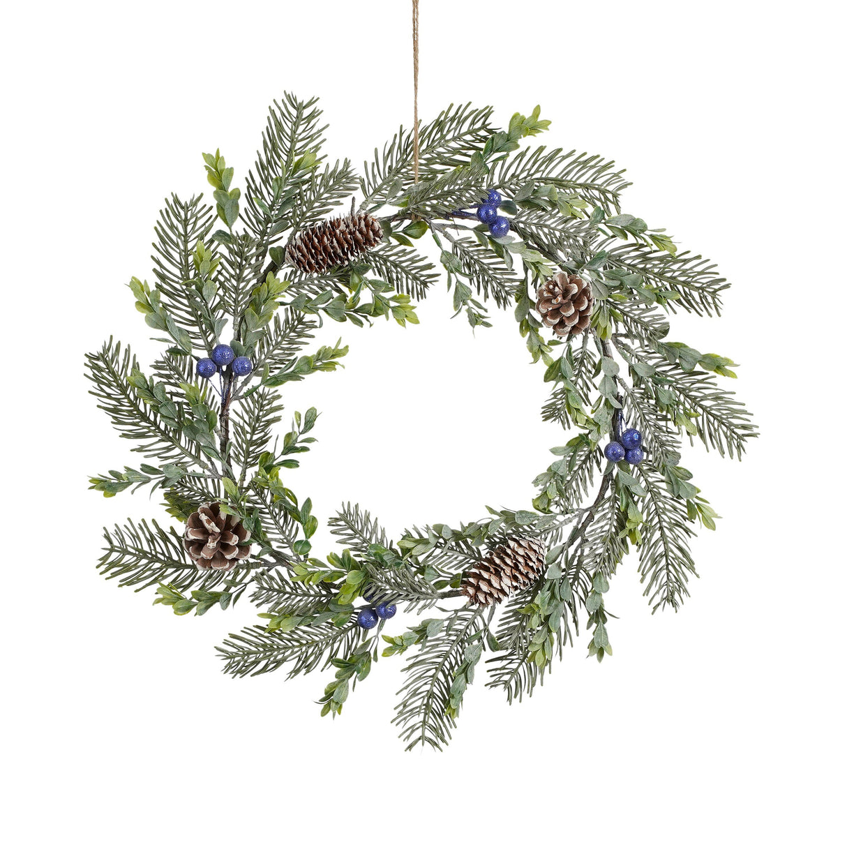 House of Seasons Krans groen TIPS 84 - h7xd42cm - maximondo