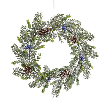 House of Seasons Krans groen TIPS 84 - h7xd42cm - maximondo