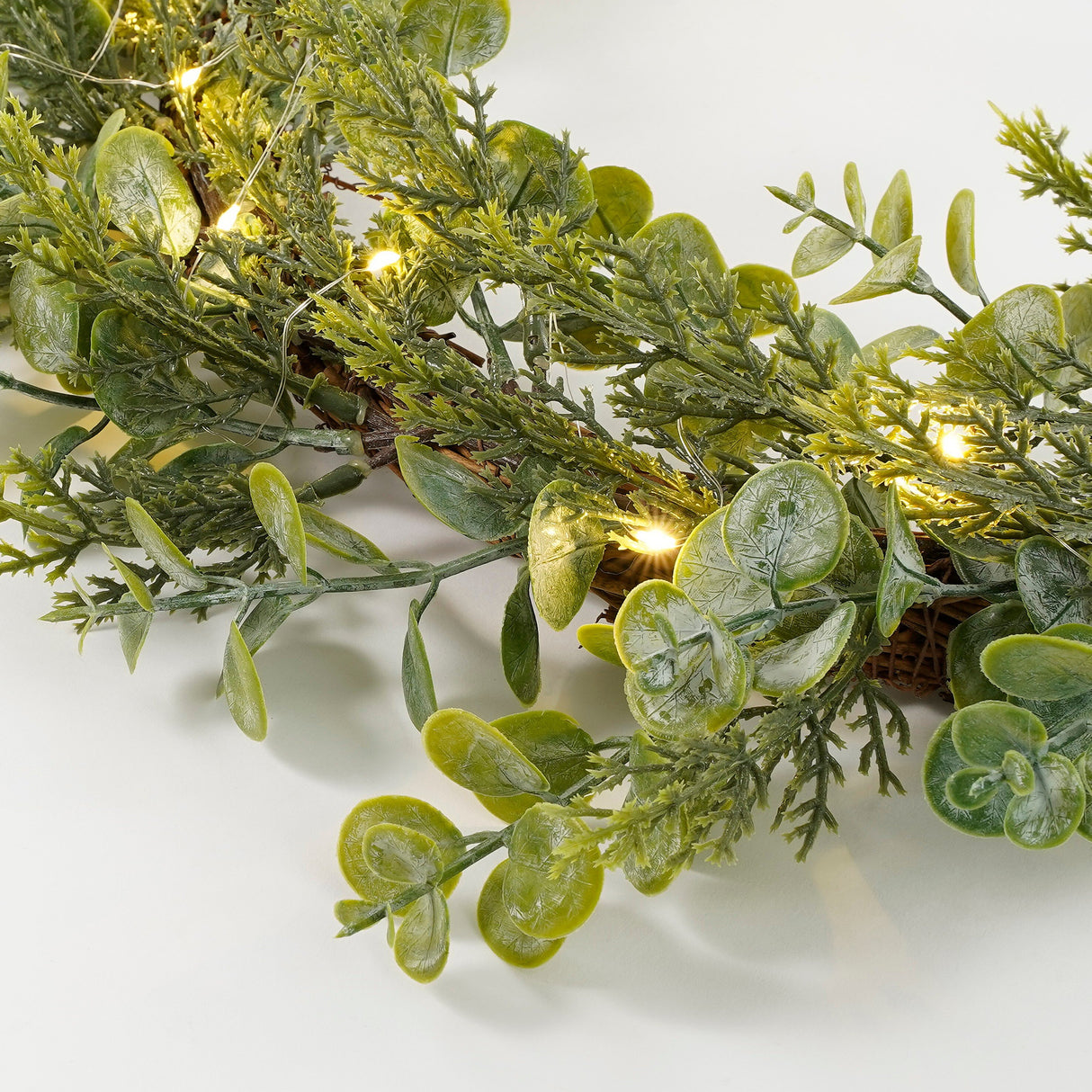 House of Seasons Krans led groen 15L TIPS 49 battery operated - h7xd45cm - maximondo