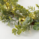 House of Seasons Krans led groen 15L TIPS 49 battery operated - h7xd45cm - maximondo