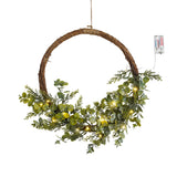 House of Seasons Krans led groen 15L TIPS 49 battery operated - h7xd45cm - maximondo