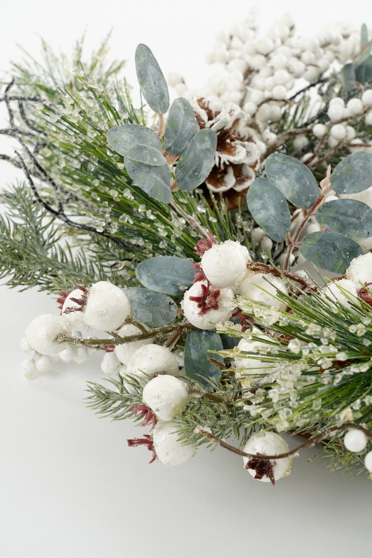 House of Seasons Hardy krans groen - h12xd50cm - maximondo