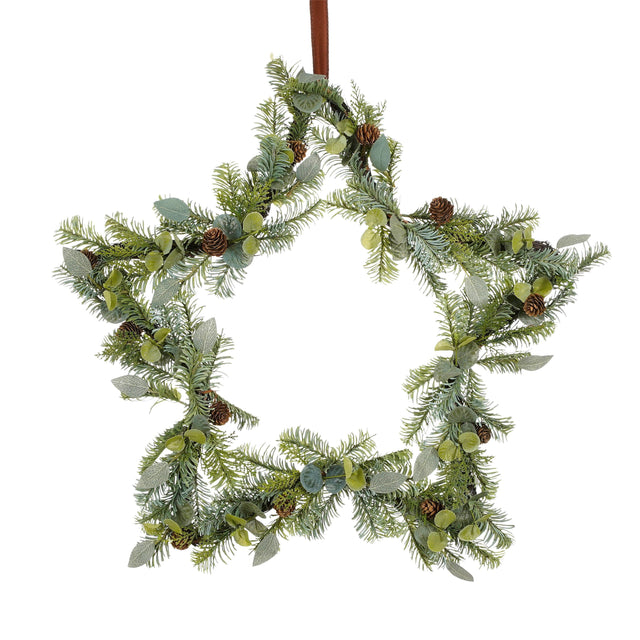 House of Seasons Ster groen - h6xd60cm - maximondo