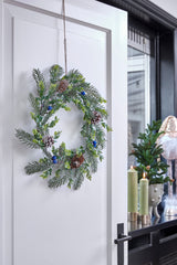 House of Seasons Krans groen TIPS 84 - h7xd42cm - maximondo