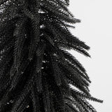 House of Seasons Kerstboom met burlap zwart TIPS 376 - h60xd32cm - maximondo