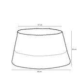 House of Seasons Treeskirt zwart - h26xd50cm - maximondo