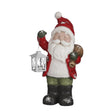 House of Seasons Kerstman rood - l22,5xb16xh45cm - maximondo