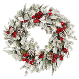 House of Seasons Belfort krans groen - h11xd50cm - maximondo