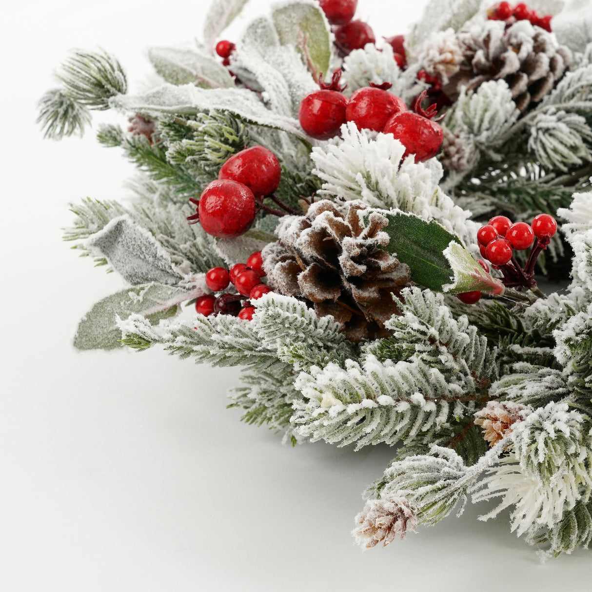 House of Seasons Belfort krans groen - h11xd40cm - maximondo