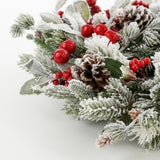 House of Seasons Belfort krans groen - h11xd40cm - maximondo