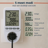 Grundig Energie Verbruiksmeter - KwH Meter voor Stopcontact - maximondo