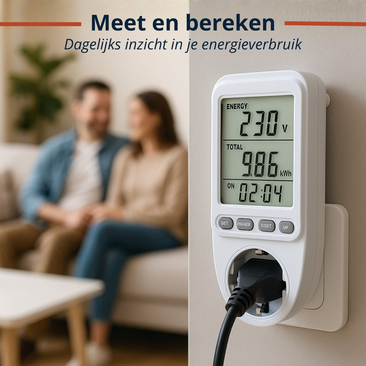 Grundig Energie Verbruiksmeter - KwH Meter voor Stopcontact - maximondo