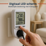 Grundig Energie Verbruiksmeter - KwH Meter voor Stopcontact - maximondo