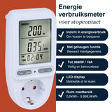 Grundig Energie Verbruiksmeter - KwH Meter voor Stopcontact - maximondo