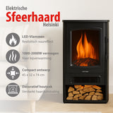 alpina elektrische sfeerhaard Helsinki vrijstaand LED vuureffect 2000W ND-183 - maximondo
