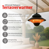 alpina Infrarood Terrasverwarmer 1500W - maximondo