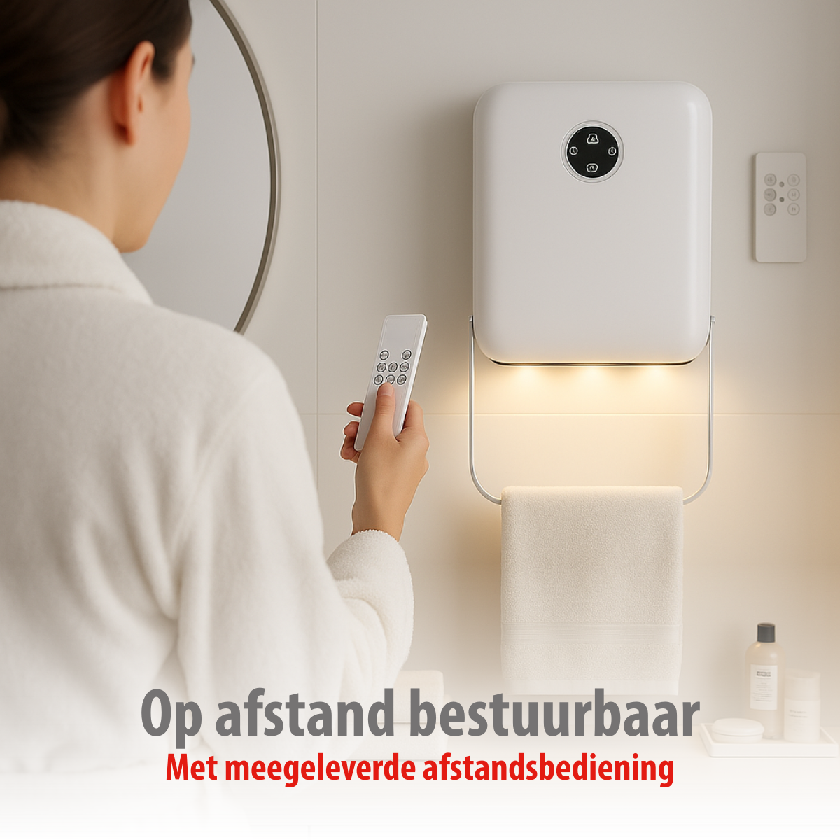 alpina Badkamer Verwarming Elektrisch 750/2000W
