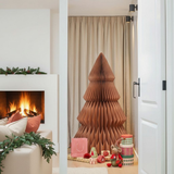 Mica Decorations Decoratie boom bruin FSC Mix - h152xd104cm - maximondo