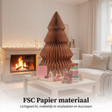 Mica Decorations Decoratie boom bruin FSC Mix - h152xd104cm - maximondo