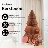 Mica Decorations Decoratie boom bruin FSC Mix - h152xd104cm - maximondo