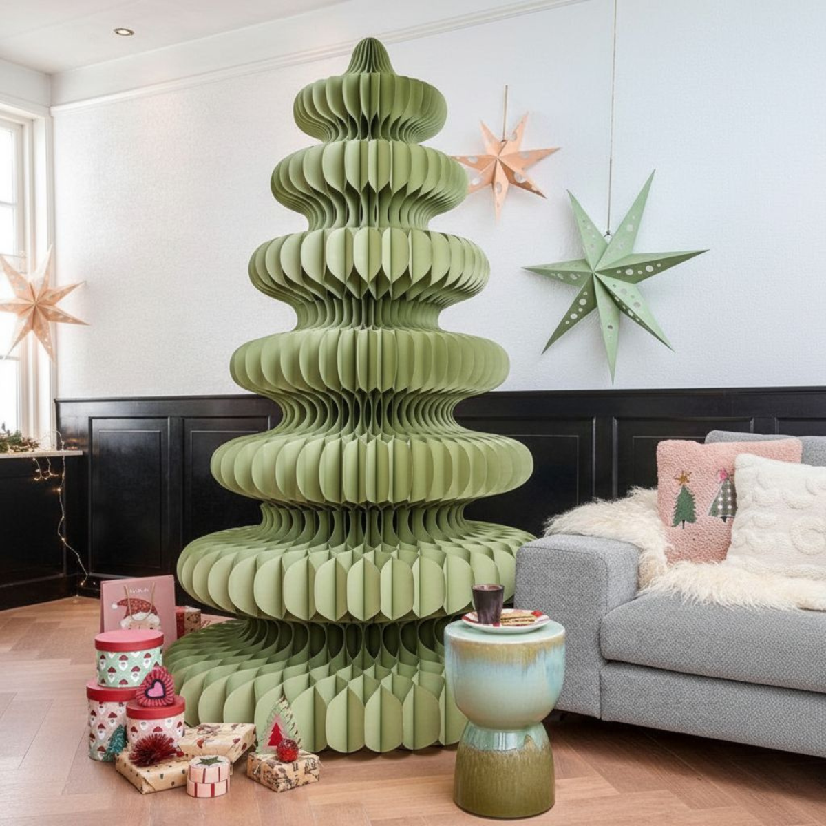 Mica Decorations Decoratie kunstkerstboom - H212 x  Ø148 cm - maximondo