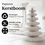 Mica Decorations Decoratie boom wit FSC Mix - h152xd104cm