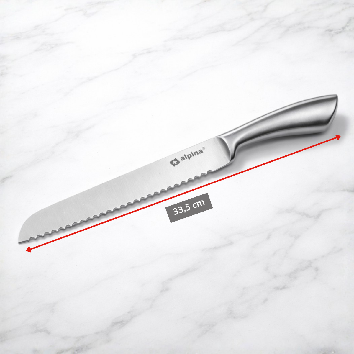 alpina Koksmes 33,5 Cm Zilver - maximondo