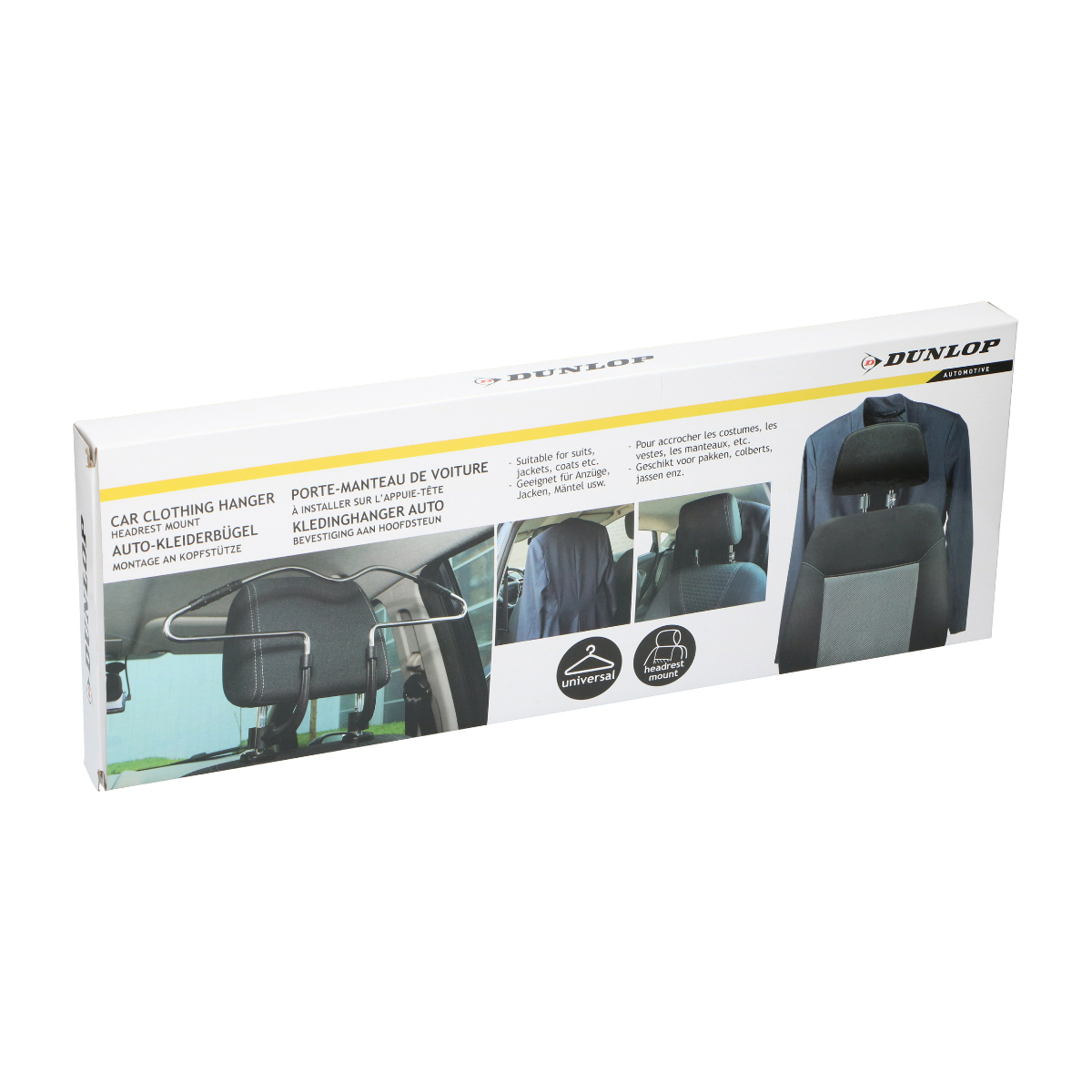 Dunlop Auto Kledinghanger voor Hoofdsteun - Auto Hanger - maximondo
