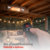 alpina Terrasverwarmer Infrarood Verwarming - Heater 2000W - maximondo