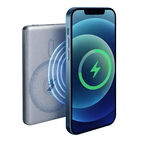 Grundig Draadloze Powerbank 5000Mah - Power Bank 15W Magsafe - maximondo