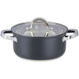 alpina Kookpan met Glazen Deksel 21 cm - 3,6L