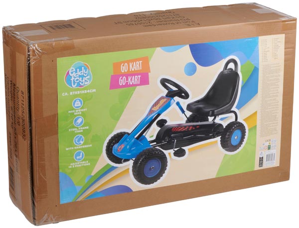 Eddy Toys Go-Kart Trapauto voor Kinderen - maximondo