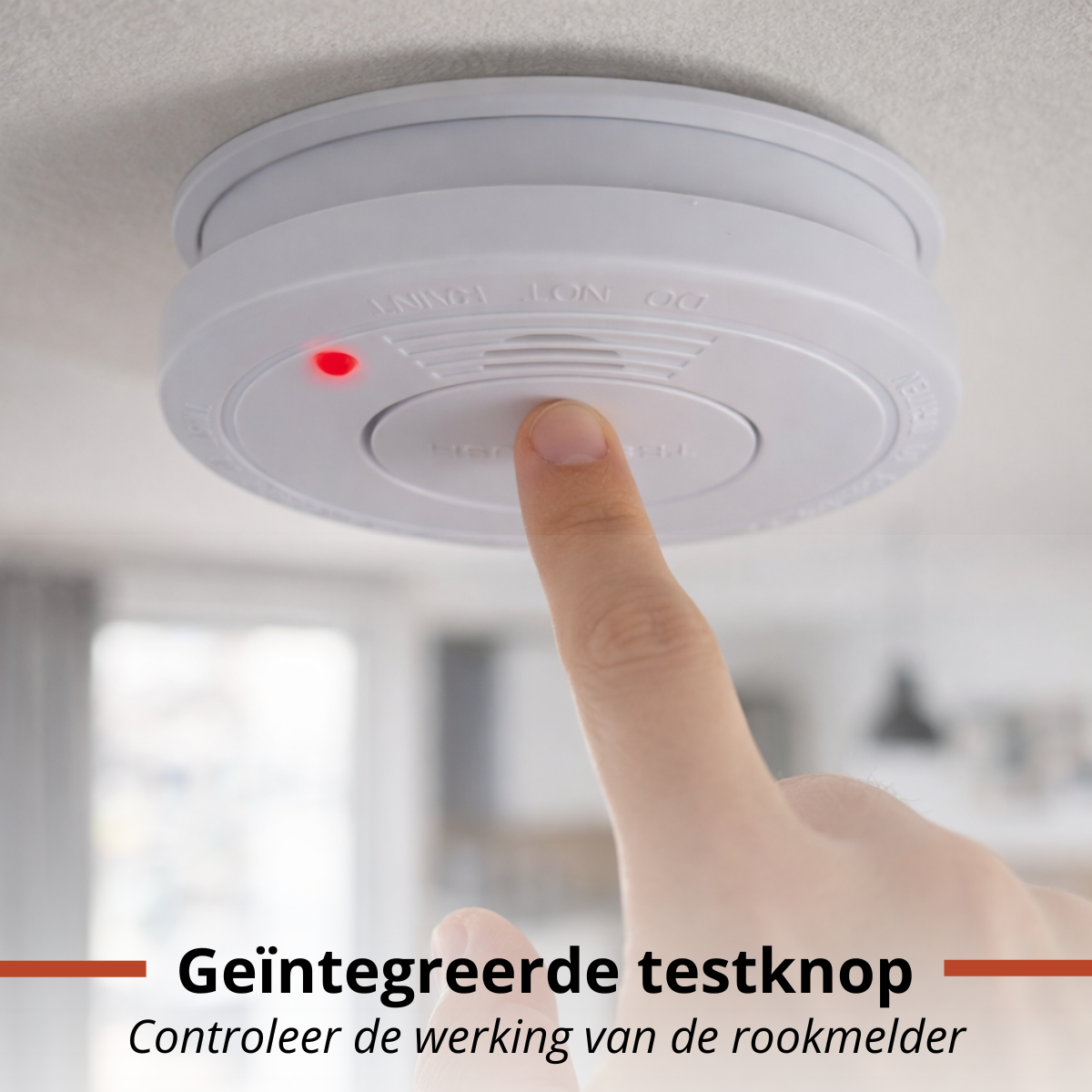 Grundig Rookmelder met Testknop en 85 dB Alarm